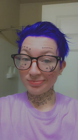 The Body (freshly died hair)